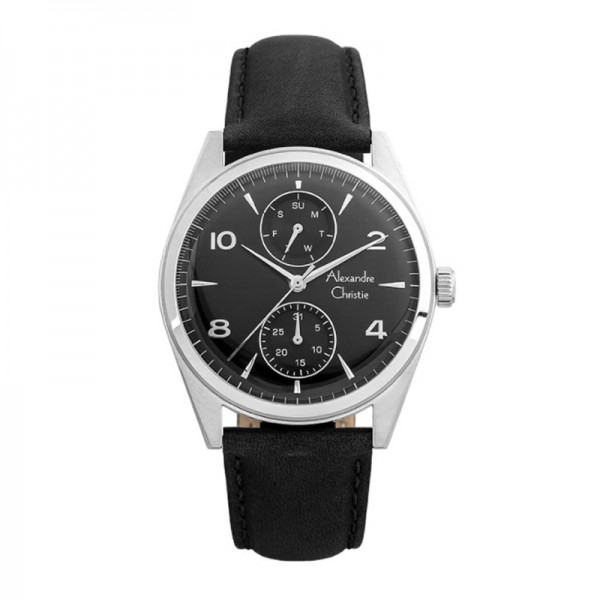 Alexandre Christie AC 6579 Silver Black MFLSSBA